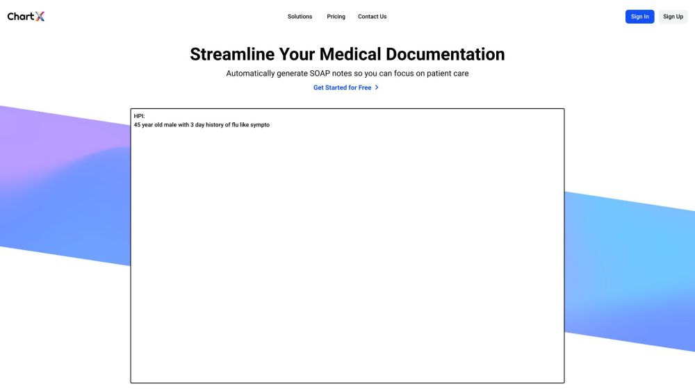 ChartX: AI-Powered SOAP Notes and Medical Billing Automation