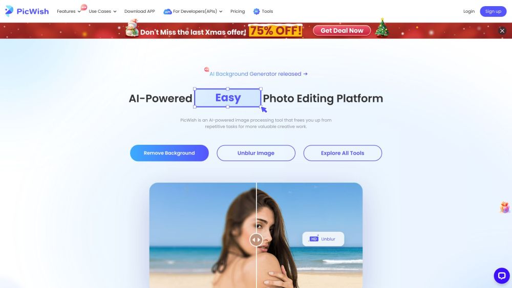 PicWish: AI-Powered Image Processing for Creative Freedom