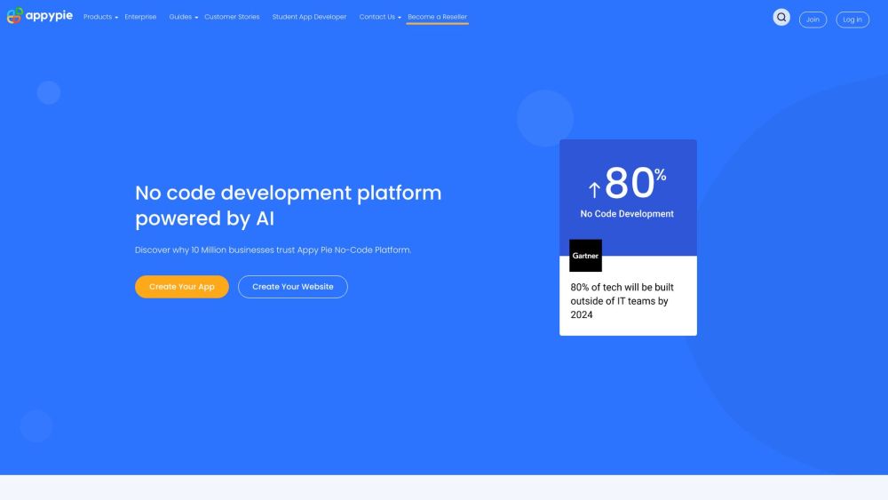 Appy Pie: No Code App Development Platform Powered by AI