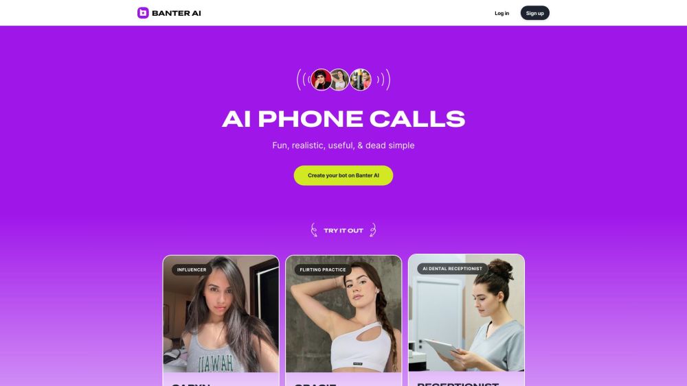 BanterAI: AI Voice Call Platform for Connecting Fans and Influencers