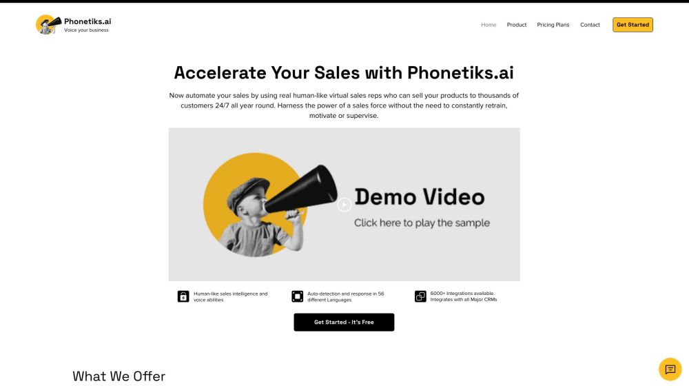 Phonetiks.ai: AI Voice Sales Rep, Realistic Calls, 24/7 Autonomy