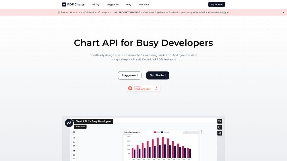 PDF Charts: Streamlined Creation, Dynamic API, AI-Assisted Charts