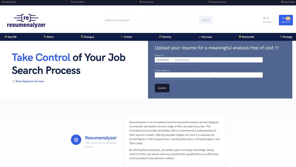 Resumenalyzer: AI Resume Analysis Empowering Job Seekers' Success