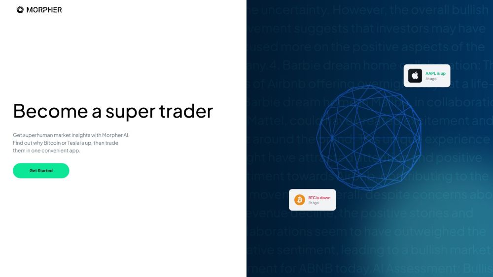 Morpher AI: Real-Time Market Analysis for Crypto, Stocks, Forex & More