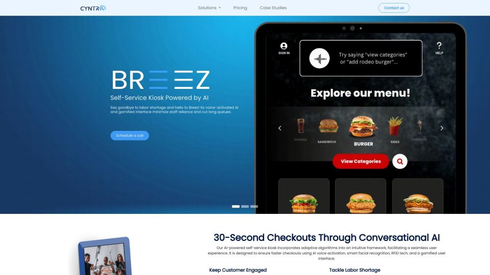 BREEZ: AI Kiosk - 30-Second Checkouts, Dynamic Pricing, Retail Boost