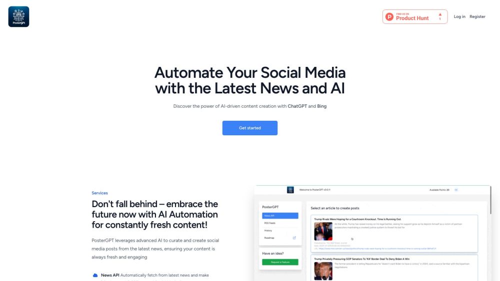 PosterGPT: AI-Powered Social Media Management & Automation Tool