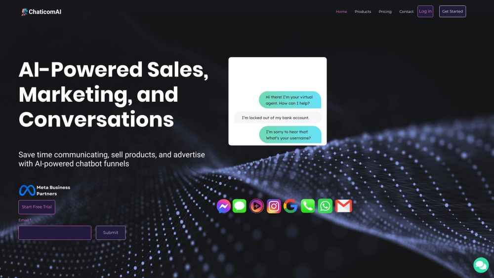 Chaticom: AI-Driven Conversational Growth Funnels for Sales & Marketing