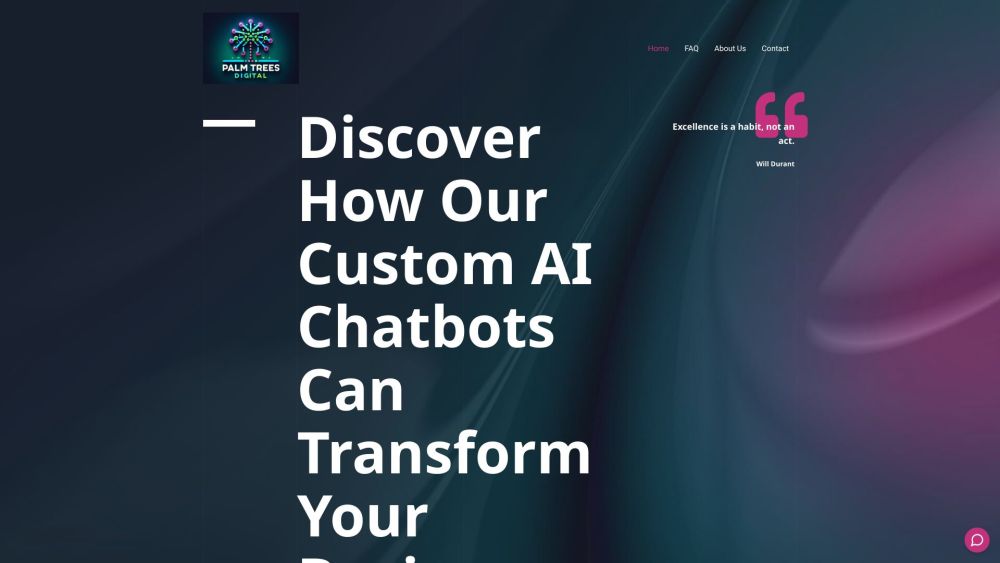 Palm Trees Digital: AI Chatbots for 24/7 Customer Engagement & Sales