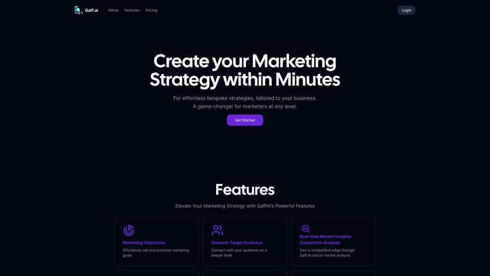 QaffAI : Marketing Intelligence Tool Powered by Advanced AI