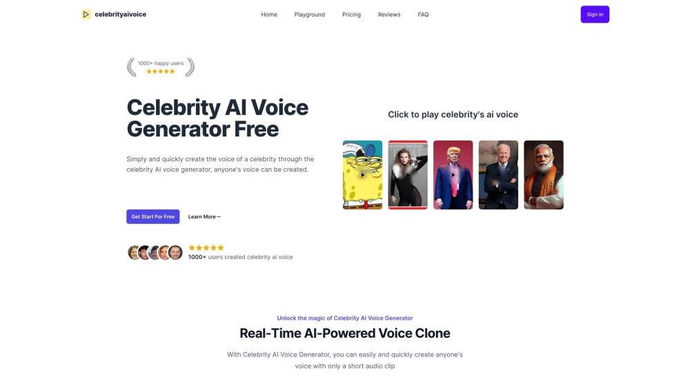 Celebrity AI Voice Generator: Create Any Celebrity's AI Voice Quickly