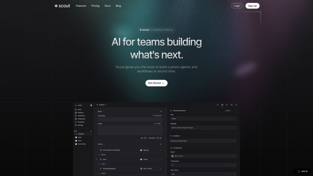 Scout AI: Develop Robust AI Apps - Ultimate Platform for Building AI