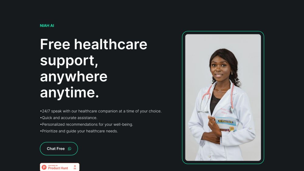 Niah AI: Your Dependable Healthcare Companion For Wellness & Care