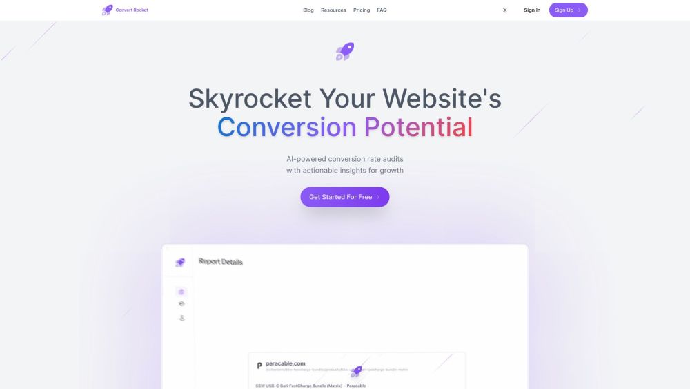 ConvertRocket.ai: World's Best Conversion Rate Optimization Tool