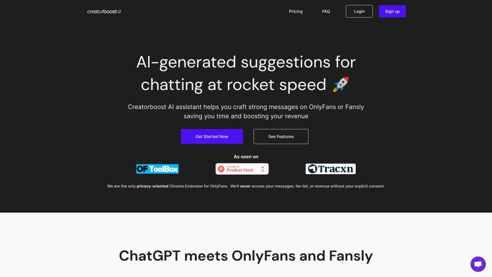 Creatorboost: AI Chatbot & CRM for OnlyFans, Fansly Creators