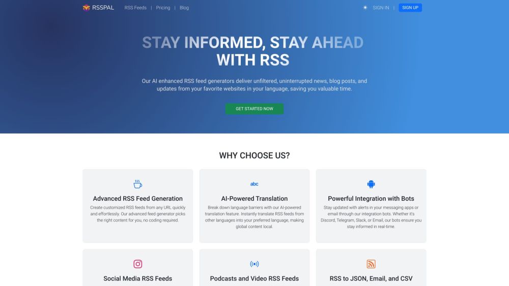 RSSPAL: AI RSS Feed Generator for Unfiltered, Uninterrupted News