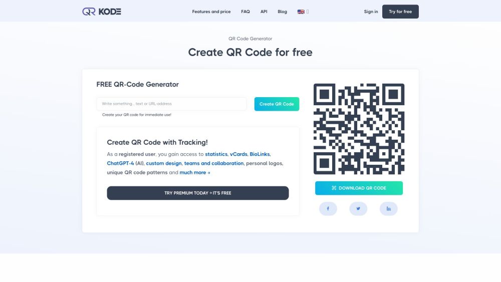 QR-Kode.no : Create Professional & Dynamic QR Codes Easily