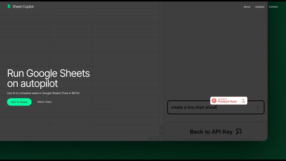 Sheet Copilot : AI-Driven Tasks in Google Sheets for Efficient Work