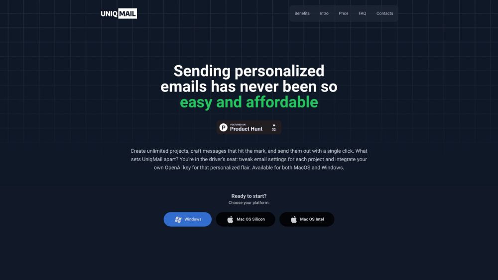 UniqMail: AI-Powered Personalized Email Sender, Revolutionizing Emails