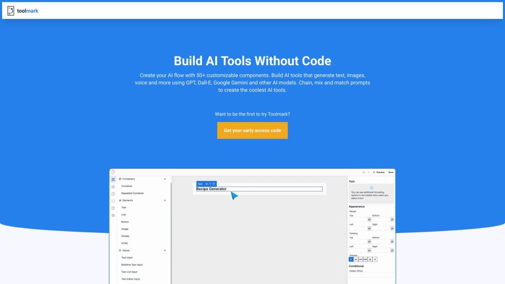 Toolmark AI : Use cases, Pricing, Reviews, Core features, alternatives