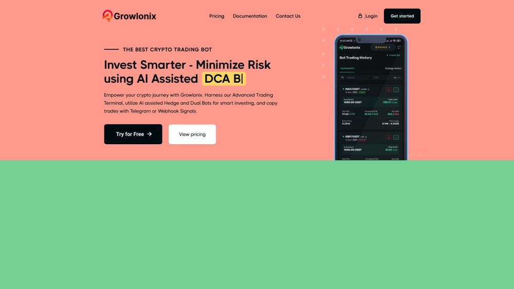 Growlonix: Optimize & Automate Crypto Trading with Cutting-Edge Tools