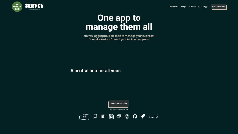 Servcy: Manage Inbox, Tasks, Payments, Time, Contracts & Invoices