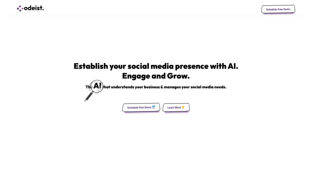 Odeist: AI Social Media Discovery & Engagement Solution