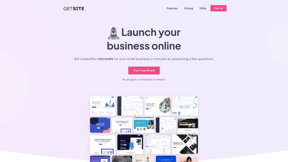 GetSite: Microsites for Consulting Businesses | Quick Setup in Minutes