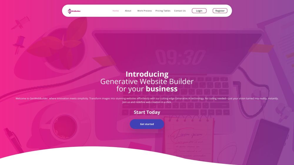 GenWebBuilder: AI-Powered Platform for Effortless Website Creation