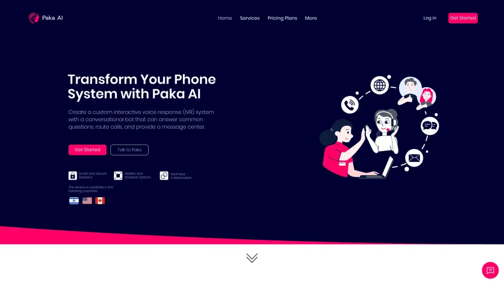 Paka AI: Custom Bots, Call Routing, Message Center - AI IVR Systems