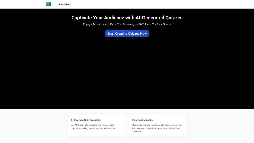 QuizTok: Create and Share Interactive Educational Quizzes Platform