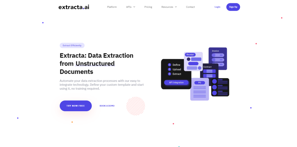 Extracta.ai: Efficient Data Extraction from Unstructured Documents