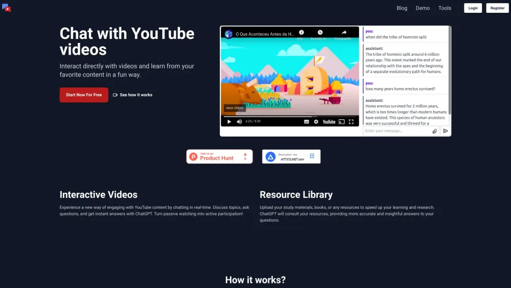 Chat with YouTube Videos: Interactive Learning via ChatGPT Education Boost