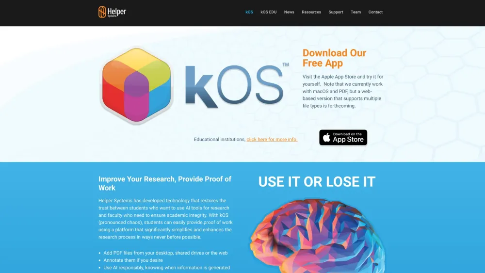 kOS: Powerful Tool for Creating Personal PDF Research Databases