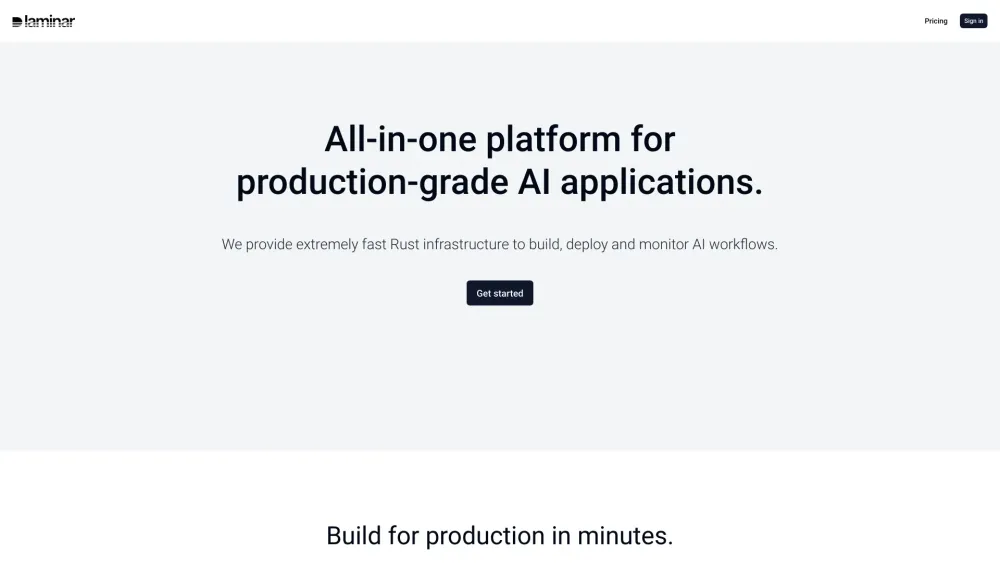 Laminar: Build, Deploy, Monitor Next-Gen AI Apps Platform | All-in-One Solution