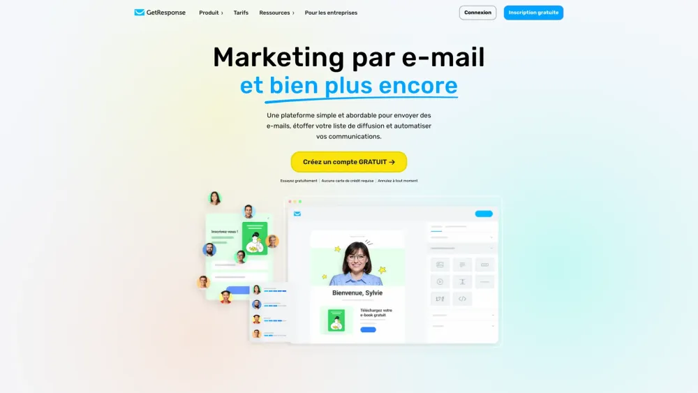 GetResponse: Email Marketing, Landing Pages, Webinar Hosting & More