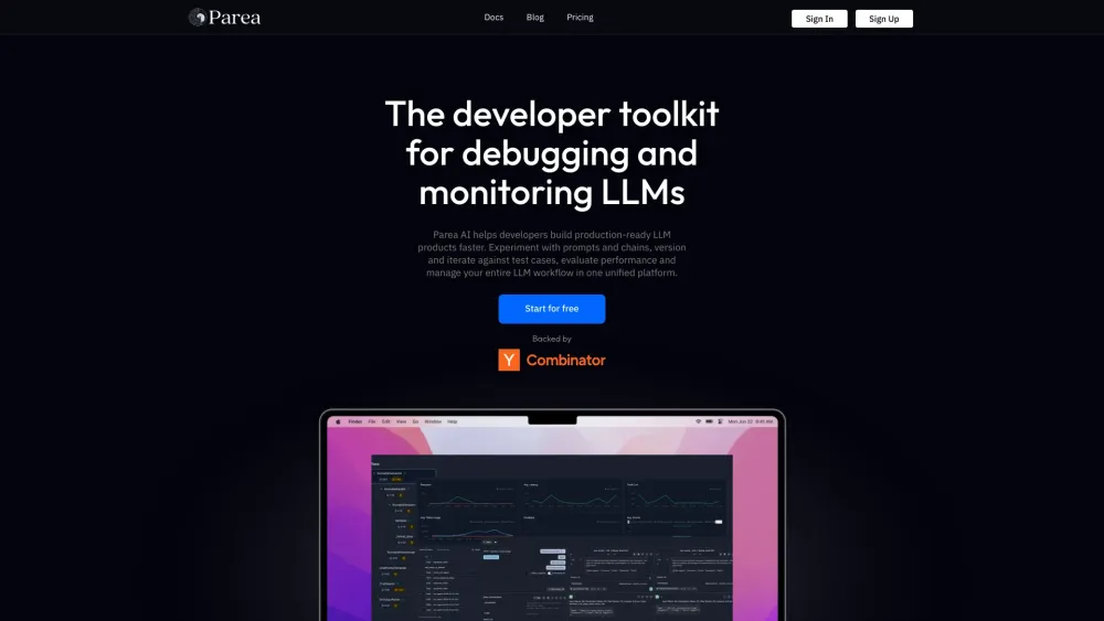 Parea AI: Toolkit for Debugging & Monitoring LLM Apps Efficiently