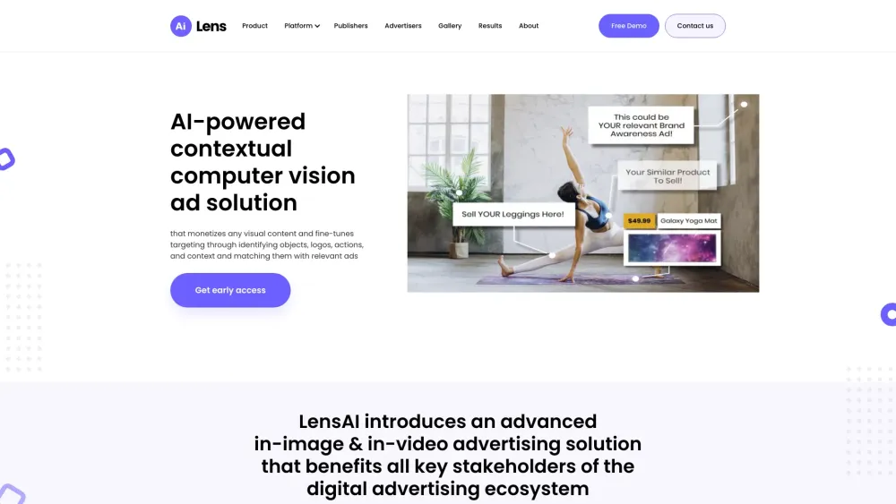 LensAI : AI Platform for Monetizing Image and Video Content