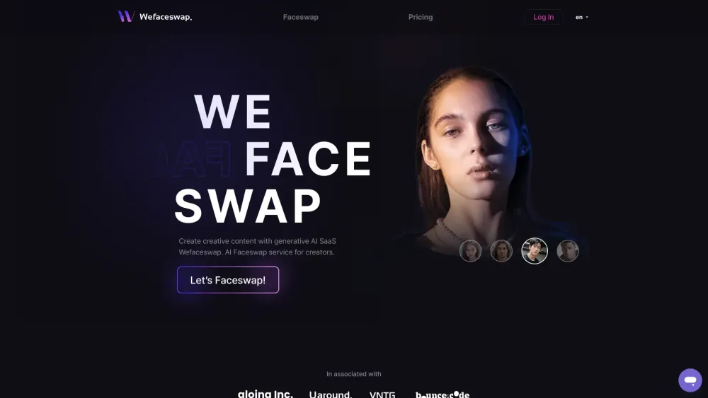 Wefaceswap: Premier AI Faceswap Solution for SaaS Creators - Your Go-To