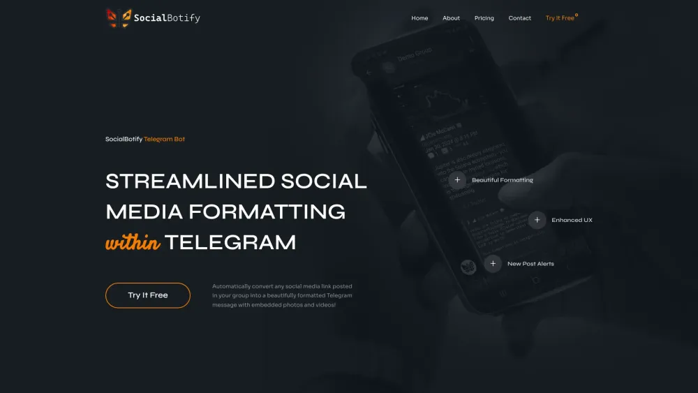 SocialBotify: Instant Social Media Alerts & Enhanced Sharing