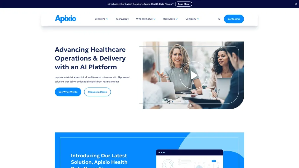 Apixio: AI-Powered Healthcare Solutions for Plans & Providers