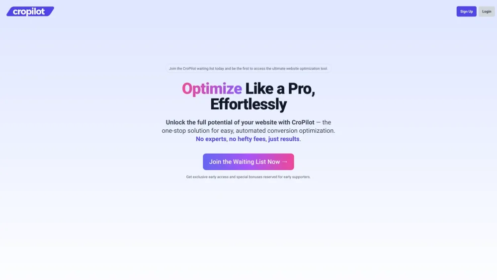 CroPilot: AI-Powered Content Optimization & Seamless A/B Testing Tool