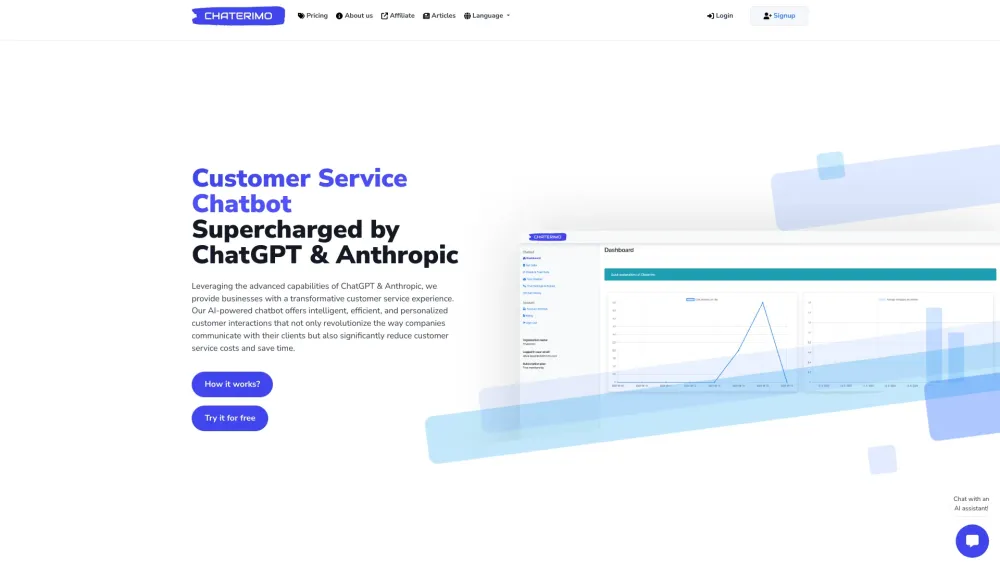 Chaterimo: AI & ChatGPT Powered Customer Care Chatbot Solution