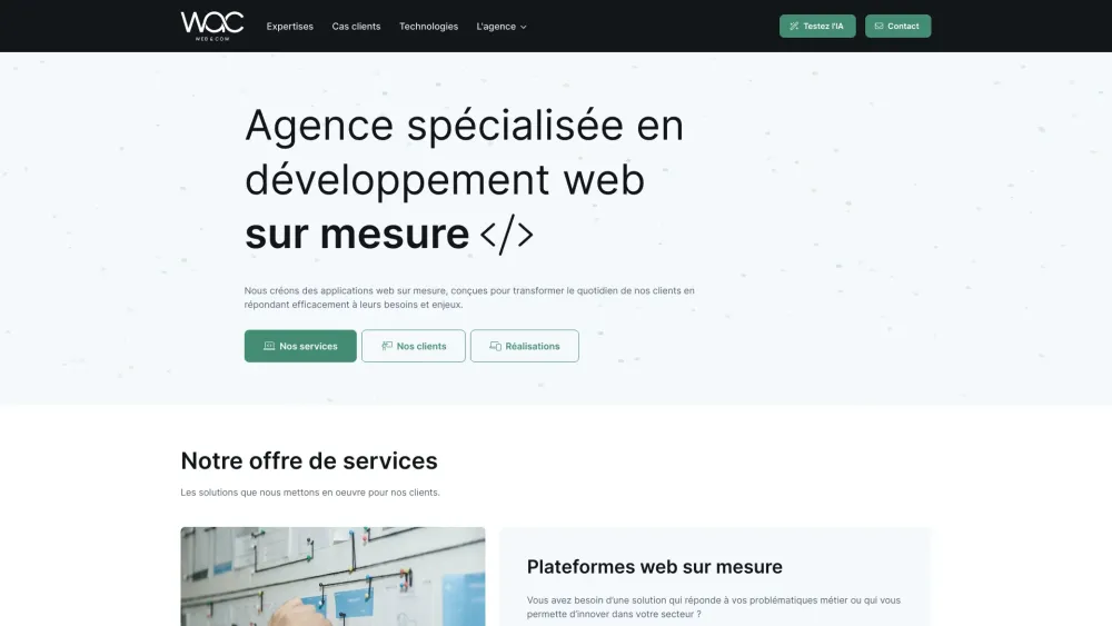 Web and Cow: Custom Web & Mobile Projects - Tailor-Made in Rennes