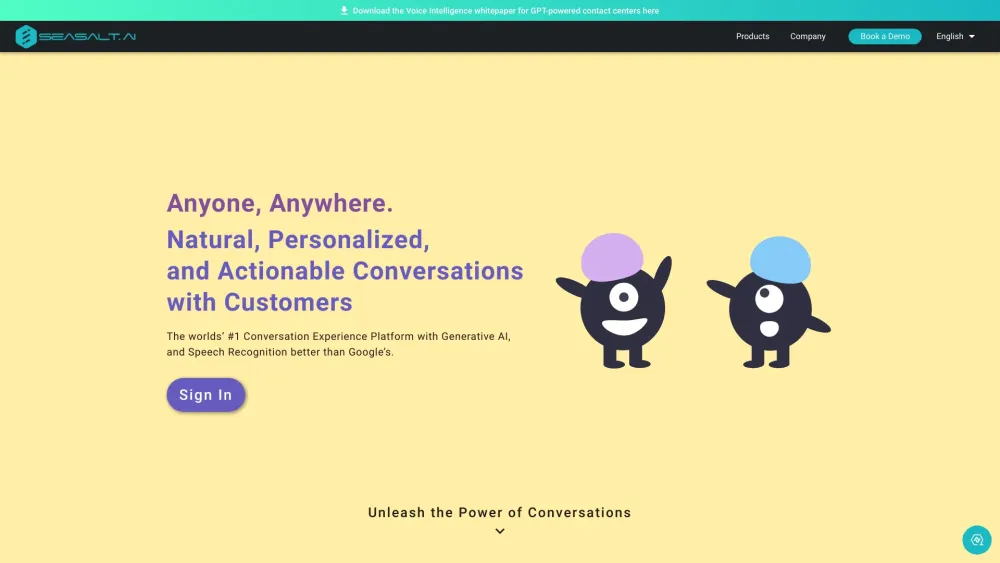 Seasalt.ai: #1 Conversation Experience with Superior AI & Speech Tech