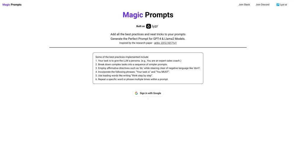 Magic Prompts: Enhance GPT4 Prompts for Best LLM Interactions