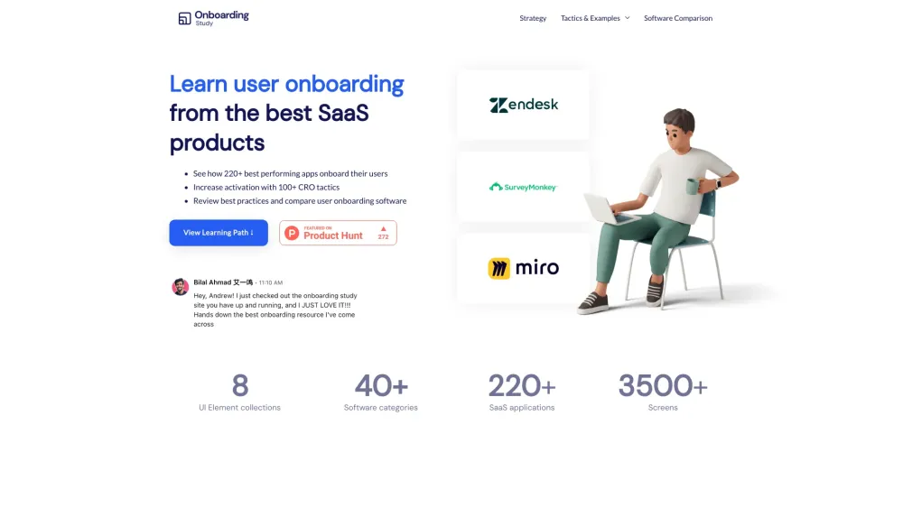 Onboarding Study: Learn User Onboarding From Top SaaS Products' Features