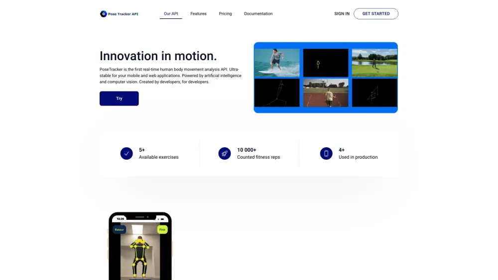 PoseTracker: Real-Time Motion Tracking on Any Device with Ease