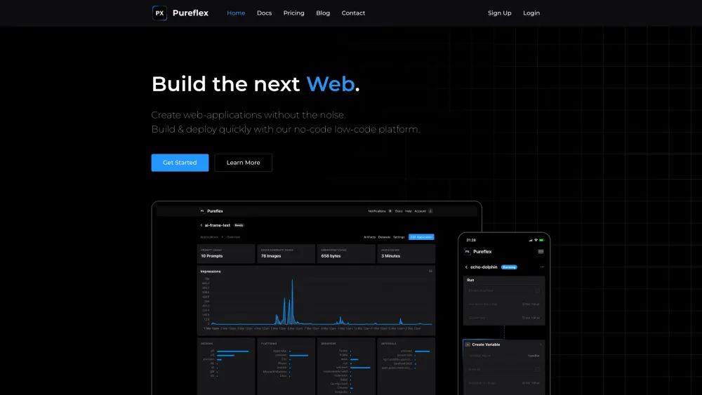 Pureflex: All-in-One Web Development Platform for Seamless Integration