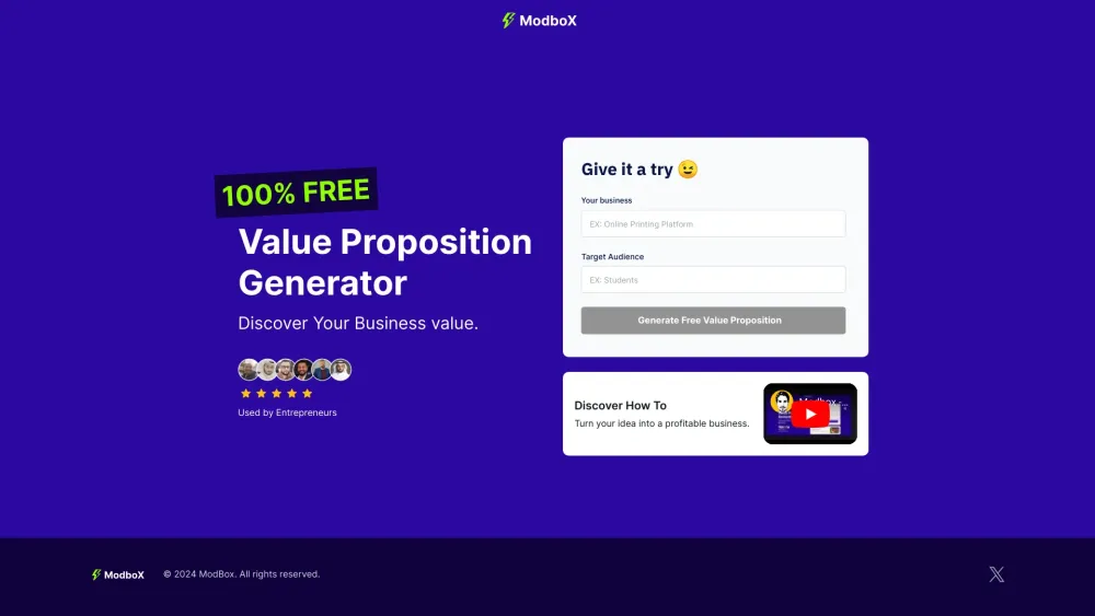 Modbox: Free AI Tool Unlocking Business Value, Powerful & Efficient