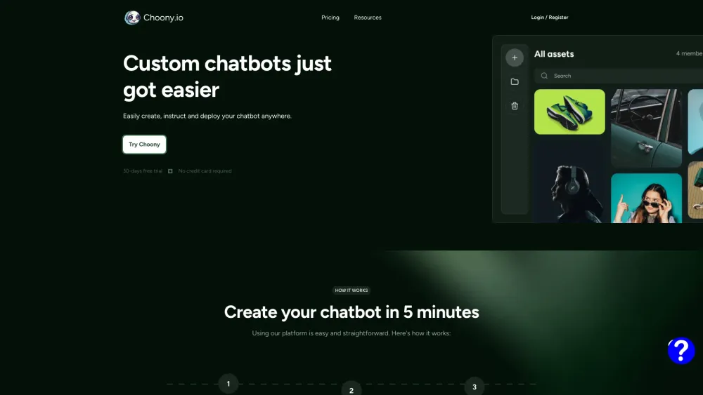 Choony: Unbranded Chatbot SaaS with Advanced Automations